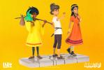 Les Mystérieuses Cités d'Or Coffret de 3 figurines Esteban, Zia, Tao & Pichu
